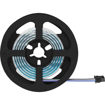 LED páska vidaXL LED pás 4 pcs Černá a průhledná 120 x 0,8 x 0,3 cm Měď a plast