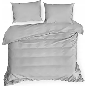 Povlečení Stříbrné povlečení bavlněný satén 180x200