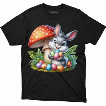 Meeboo dětské tričko černé bavlna velikost 80