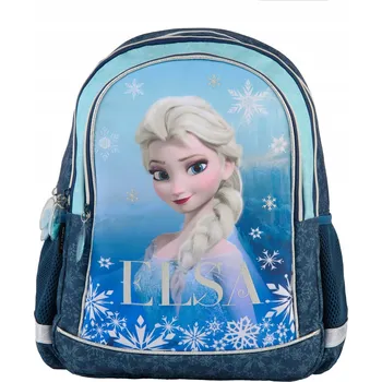 Školní batoh Školní batoh Paso vícekomorový Ledové Království bílý, modrý 22 l