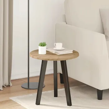 Konferenční stolek Stolek VidaXL kulatý 40 x 1,5 x 40 cm, dub artisan