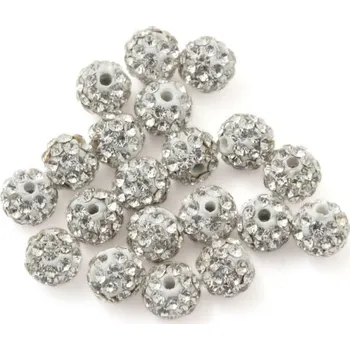 Korálek EU Šatonová kulička 6mm crystal