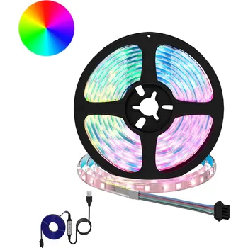 LED páska vidaXL LED pás 24 pcs Černá a průhledná 230 x 0,8 x 0,3 cm Měď a plast