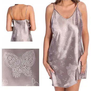 Dámská noční košile Noční Košile Ava s ramínky 001 noční M