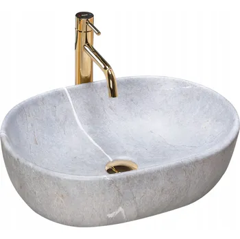 Umyvadlo REA UMYVADLO LARA ŠEDÉ MATNÉ - NA DESKU