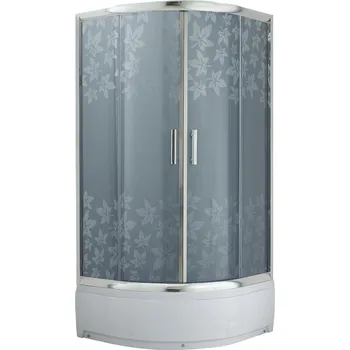 Savana Veduta Kinga Plus čtvrtkruhový sprchový kout s vaničkou Rozměr koutu: 80x80cm, Y8784A