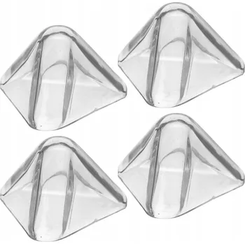 Dětská zábrana SILIKONOVÉ CHRÁNIČE ROHŮ NÁBYTKU, OCHRANNÉ ROHY PRO DĚTI 4 KS