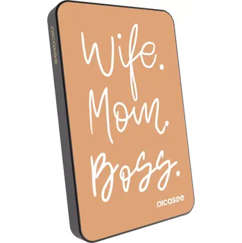 Powerbanka Picasee Powerbanka s MagSafe 5 000 mAh Šedá - Boss Mama