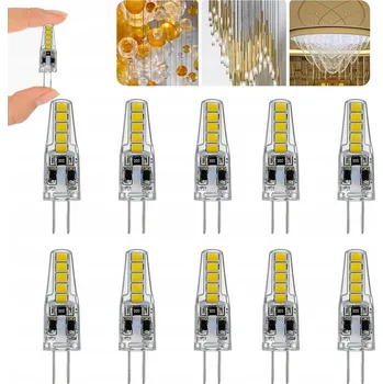 Žárovka LED žárovka G4 2835 SMD 6W 12V DC 600lm Teplá bílá 10 Ks