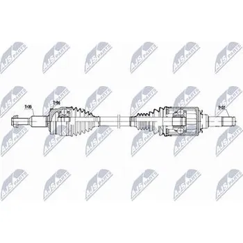 Hnací hřídel - poloosa NTY NPW-CH-174