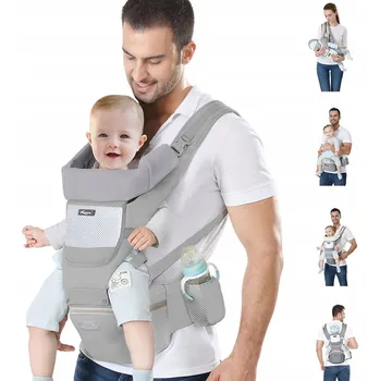 Nosítko pro Děti 15v1 Ergonomické Nosítko na Záda s Bederní Sedačkou