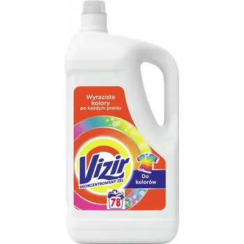 Prací prostředek Vizir Gel na praní barevného prádla 3,9L Color 78 praní