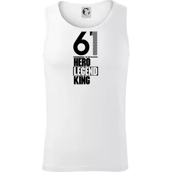Hero, Legend, King 1961 - Tílko pánské Core - L ( Bílá )