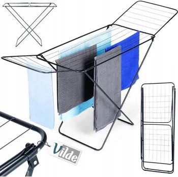 Sušák na prádlo, volně stojící horizontální Vilde 55-55 cm