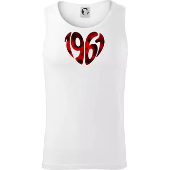 Pánské termoprádlo 1961 v srdci - Tílko pánské Core - M ( Bílá )