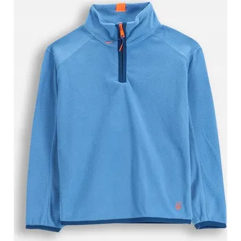 Chlapecká mikina Dětská Mikina Sportovní Chlapecká Fleecová Modrá 140 Lemon Explore ZL5