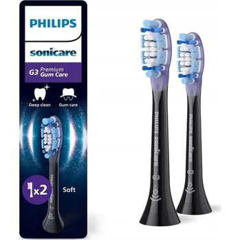 Náhradní hlavice k elektrickému kartáčku Philips Sonicare G3 Premium Gum Care Hlavice zubního kartáčku HX9052/88 2 ks