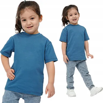 Chlapecké tričko DÍVČÍ/CHLAPECKÉ TRIČKO NA TĚLOCVIK BAVLNA INDIGO VEL. 152 MODKIDS