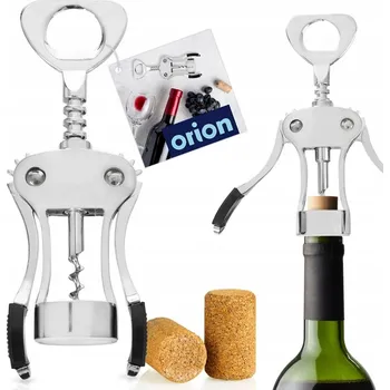 Otvírák Vývrtka Orion Tonga stříbrná