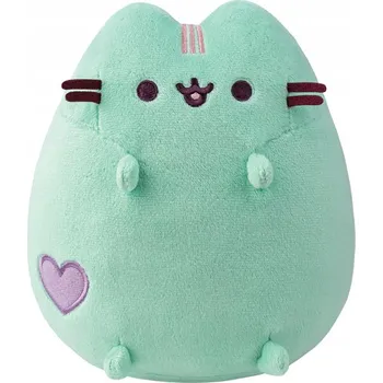 plyšák Pusheen mátová s srdíčkem plyšová hračka 19 cm Happy