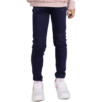 Dívčí legíny Dívčí legíny s kapsami vzadu, tmavě modré, velikost 98-104 YOCLUB