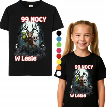 Chlapecké tričko DĚTSKÉ TRIČKO 99 NOCÍ V LESE ROBLOX HRA PRO DĚTI 92cm 3XS + TETOVÁNÍ
