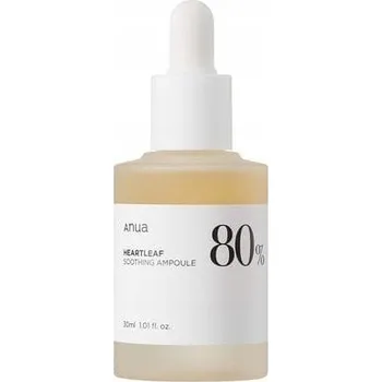 Pleťové sérum ANUA Heartleaf 80% Hydratační ampule na obličej s lístky srdčitého stromu 30 ml