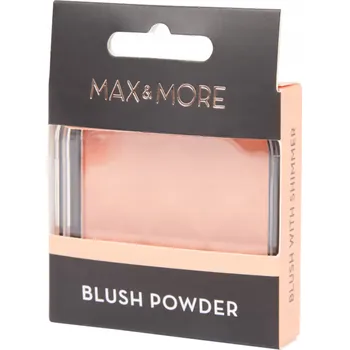 Tvářenka Lisovaná tvářenka Max&More pink blossom 8 g