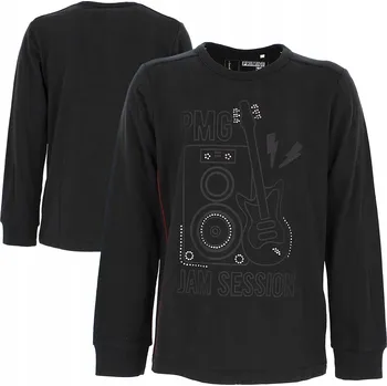 Chlapecké tričko Primigi dětské tričko s dlouhým rukávem bavlna černé barvy, velikost 164