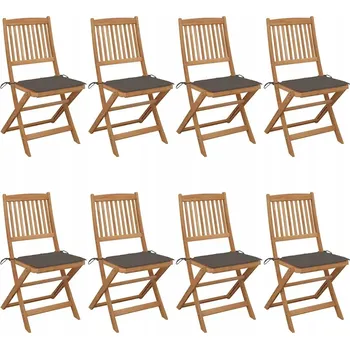 Zahradní židle VidaXL dřevěná hnědá