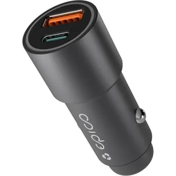 Epico Resolve 38W Dual Car Charger, vesmírně šedá 9915111900103