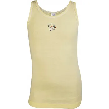 Dívčí tílko Dívčí tílko bez rukávů, žluté, Mela, Saltex, vel. 140/146