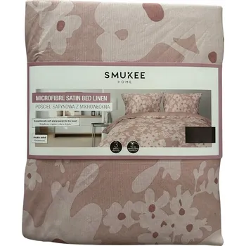 Povlečení Povlečení Smukee saténové mikrovlákno 160x200 starorůžová