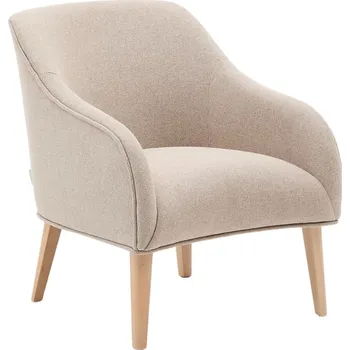 Obývací pokoj Béžové čalouněné křeslo Kave Home Bobly