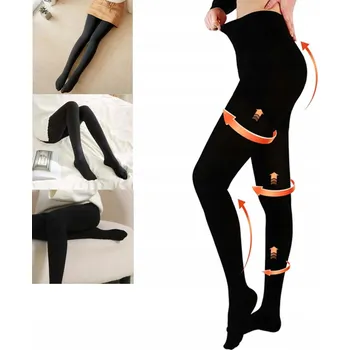 Dámské punčochy Punčocháče s vysokým pasem, hladké, dámské, zimní, TEPLÉ M