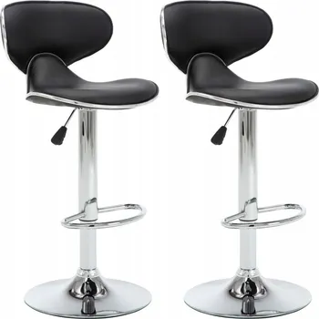 Barová židle Barová Židle VidaXL černý, 108 cm, umělá kůže