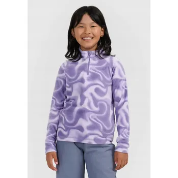 Dámská mikina 4F mikina fleecová pro dívky na lyžích 4FJWAW25UFLEF061 fialová