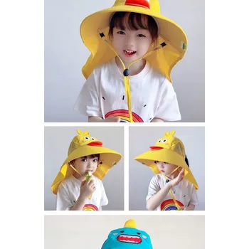 Čepice Dětská čepice proti slunci UV ochrana letní tenká prodyšná