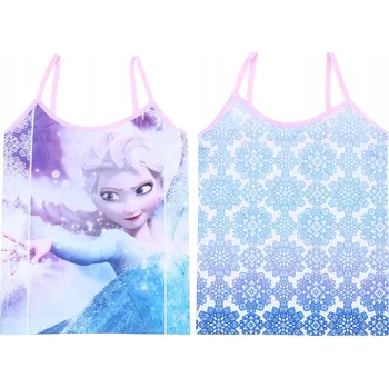 Podprsenka 2 x Modré tričko DISNEY FROZEN 128 cm