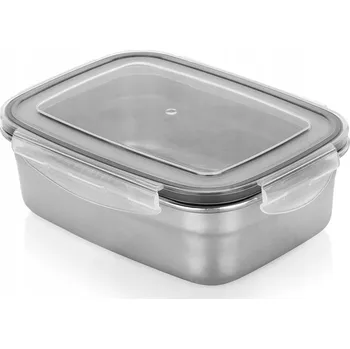 Dóza na potraviny Nádoba na potraviny Kuchyňský oběd ocelový s těsněním obědový box 700 ml