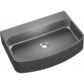 Umyvadlo na desku obdélníkové Moderno 60 cm šedé