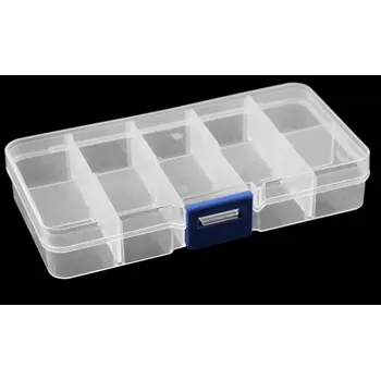 Organizér oblečení Plastový box / zásobník 6,8x12,7x2,2 cm