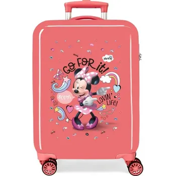 JOUMMA BAGS ABS cestovní kufr MINNIE MOUSE Loving Life, 55x38x20cm, 34L, 4721721 (small)