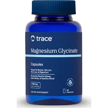 Trace Minerals Magnesium Glycinát 120 mg, 90 kapslí>