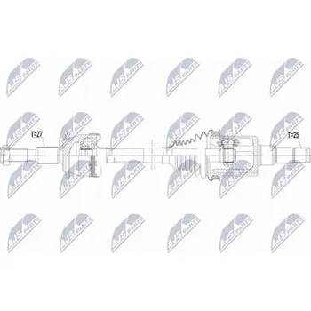 Hnací hřídel - poloosa NTY NPW-FR-216