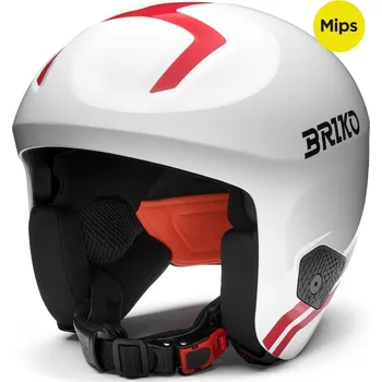 BRIKO Lyžařská helma VULCANO 2.0 MIPS L/61cm BÍLÁ|ČERVENÁ