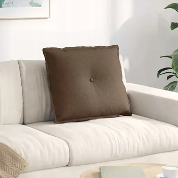 Polštář Polštář na záda Hnědá 60 x 19 x 50 cm textil