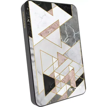 Powerbanka Picasee Powerbanka s MagSafe 5 000 mAh Šedá - Light geometry