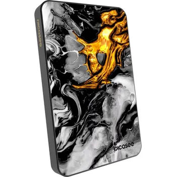 Powerbanka Picasee Powerbanka s MagSafe 5 000 mAh Šedá - Black Gold 2