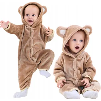 Kojenecký overall Pyžamo Overal Kigurumi Kostým Overal Hnědý Medvídek Kojenecké 70
